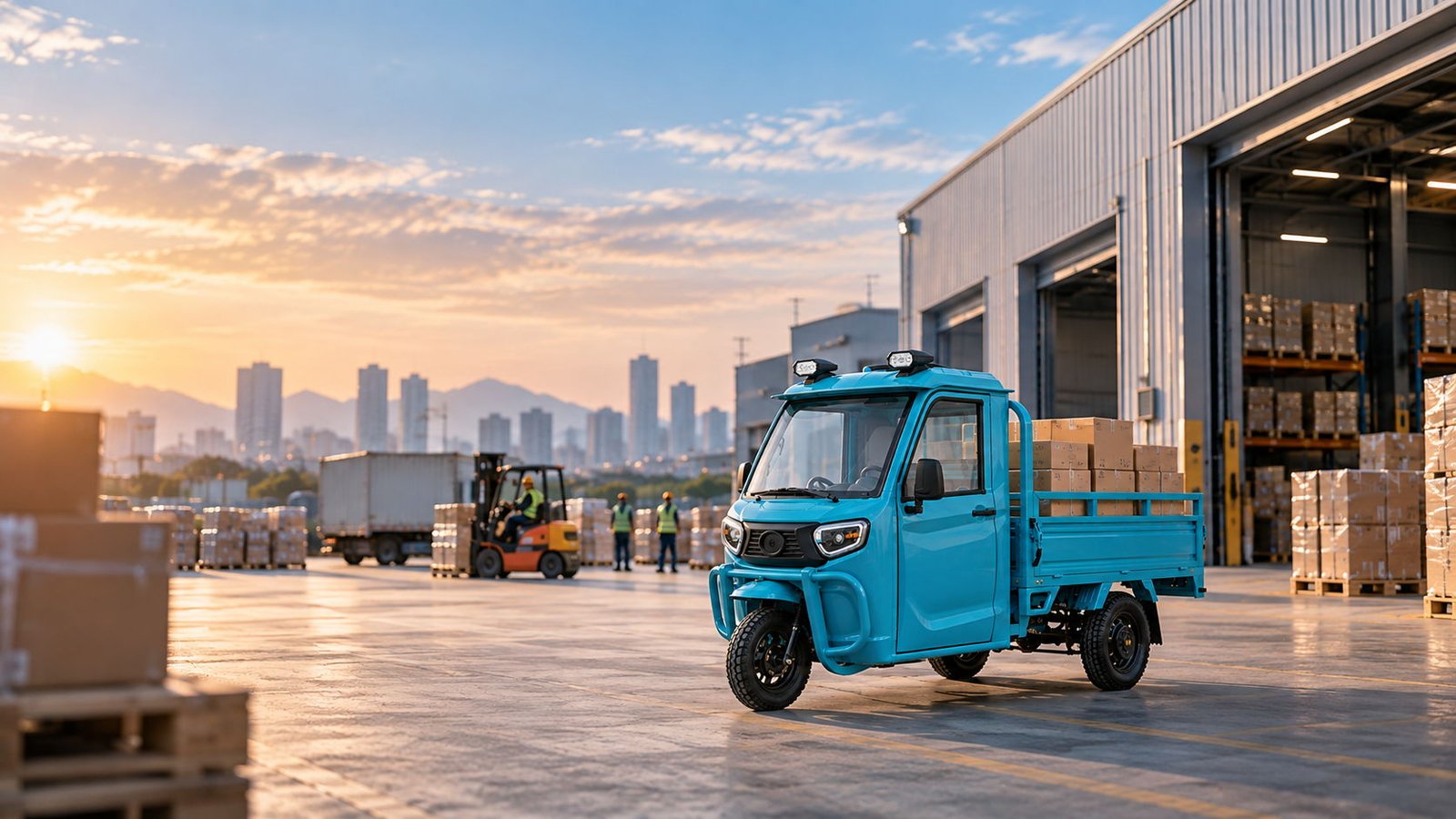 Heavy Duty Electric Cargo Tricycle